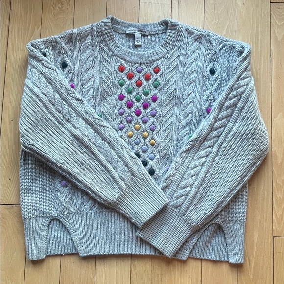 Autum cashmere wool blend sweater - Picture 5 of 9
